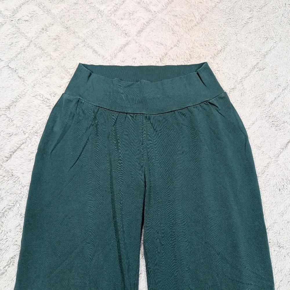 Matilda Jane Teal Wide Leg Pants with Ruffle Hem - Picture 2 of 8